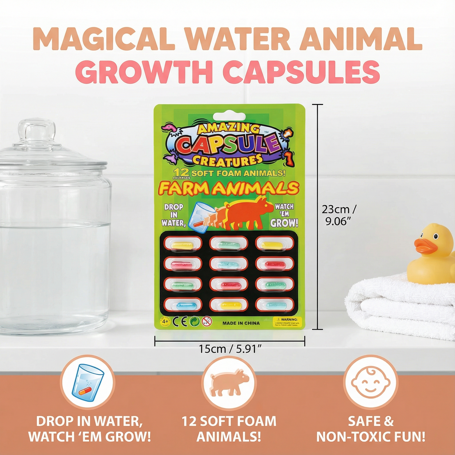 Magical Water Animal Growth Capsules