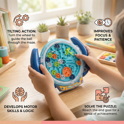3D Ball Maze Wheel – Skill and Learning Game