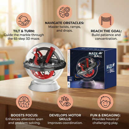 3D Maze Ball Toy