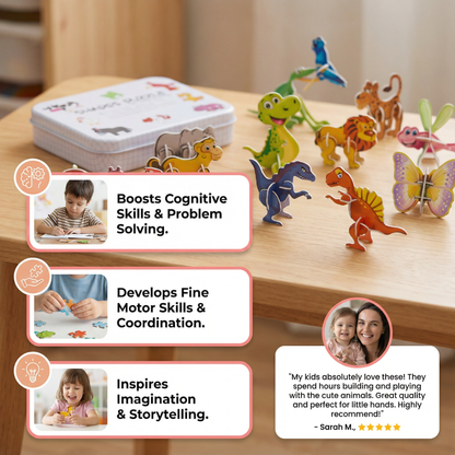 3D Cartoon Puzzle Set for Children